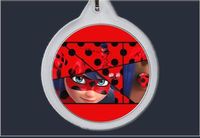 Brelok do kluczy Biedronka i Czarny Kot