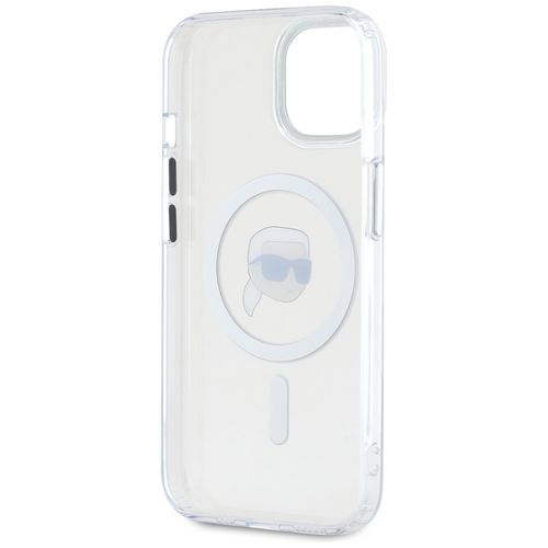 Etui Karl Lagerfeld do iPhone 15, Biały, MagSafe na Arena.pl