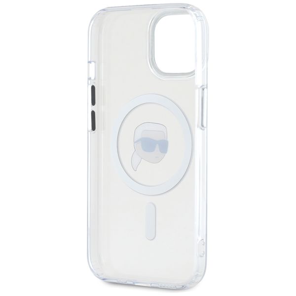 Etui Karl Lagerfeld do iPhone 15, Biały, MagSafe zdjęcie 7