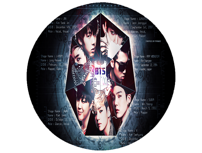 Podkładka pod myszkę BTS zdjęcie 2