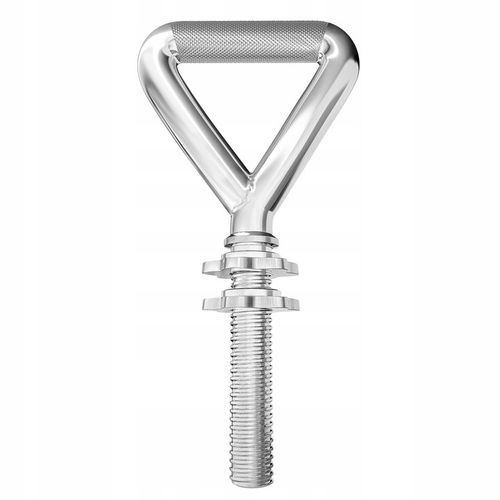 Gryf kettlebell regulowany uchwyt gryf do obciążeń pełny odlew ze stali na Arena.pl