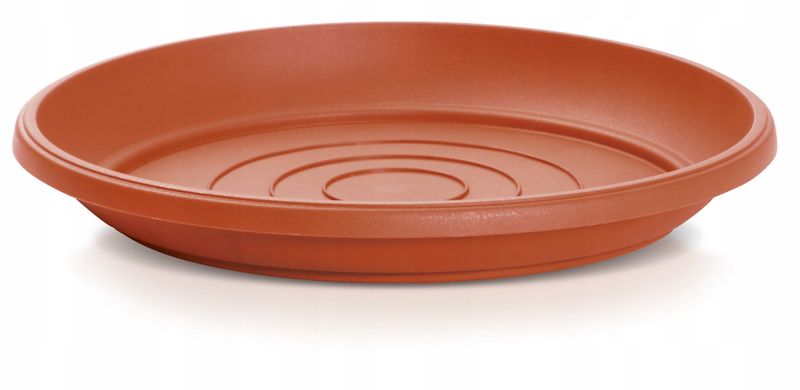 Podstawka Terra POD21 pod doniczkę DCE25 | Terakota, Kształt Okrągły, Wymiary 21x2.7 cm, Kolor Terakota, Prosperplast zdjęcie 1