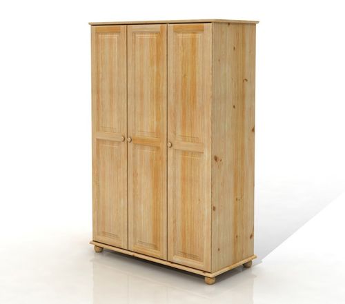 DEESI szafa sosnowa NOVA 3D na kulach na Arena.pl