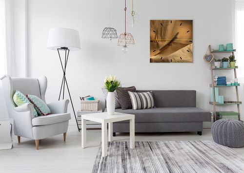 Zegar Ścienny - Płótno Strzała - 60X60 Cm - C3Ac60X60-2216 na Arena.pl