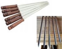 2X Szpikulce Szampury do szaszłyków 60 cm 6 szt