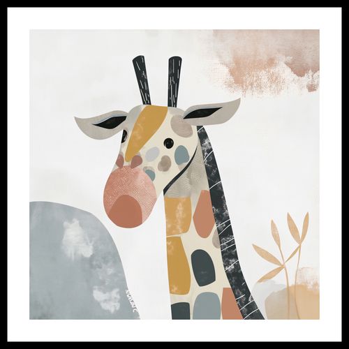 Plakat 60x60cm Żyrafa Bambino na Arena.pl