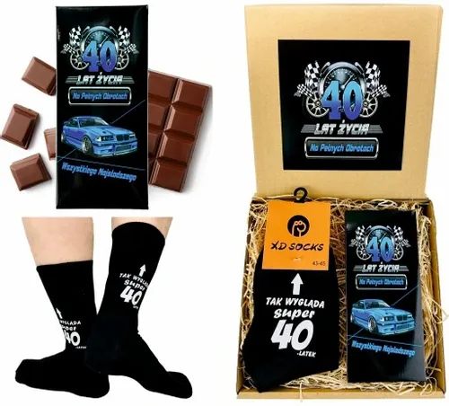 Prezent na URODZINY z okazji urodzin 40 lat CZTERDZIESTKA 18 30 50 60 wzory na Arena.pl