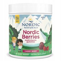 NORDIC NATURALS MULTIVITAMIN CHERRY BERRY 120 żelek MULTIWITAMINA