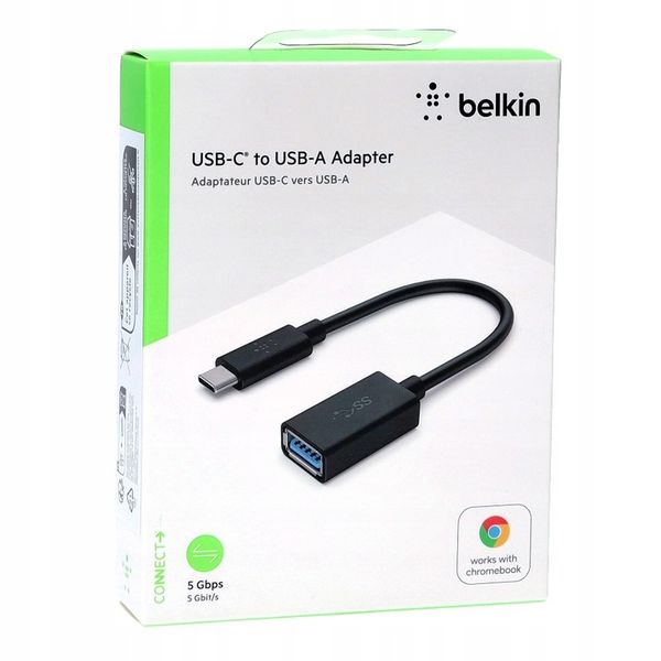 Belkin Kabel Adapter USB-C (M) do USB-A (F), 13 cm zdjęcie 11