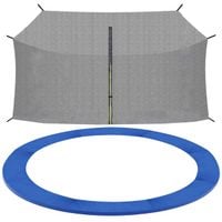 Osłona na sprężyny z siatką do trampoliny wewnętrzną 10FT 300/305/312 cm niebieska