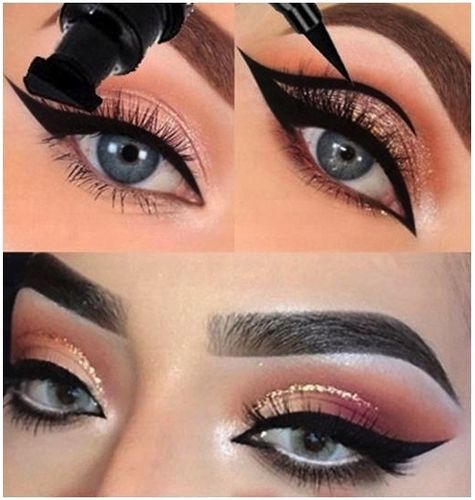 MARKER PISAK DO OCZU MAKIJAŻ KOCIE OKO EYELINER DWUSTRONNY WODOODPORNY na Arena.pl