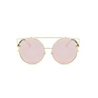 okulary lustrzane over&amp;over - różowe złoto ok83wz3