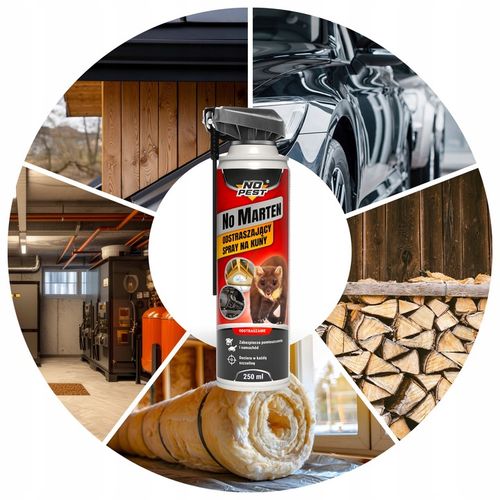 SPRAY ŚRODEK PREPARAT NA KUNY ODSTRASZACZ KUN ŁASIC NO MARTEN NO PEST na Arena.pl