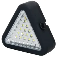 Lampka robocza i ostrzegawcza 15/24 LED z hakiem i magnesem praktyczna do warsztatu