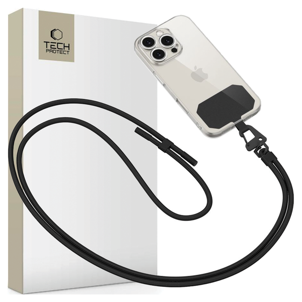 TECH-PROTECT C5S ROPE CROSSBODY STRAP BLACK zdjęcie 1