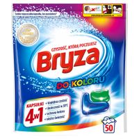 kapsułki do prania bryza spring freshness color 4w1 do koloru 50 szt
