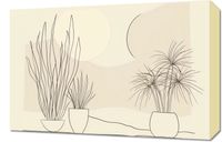 Obraz 60x40cm Roślinność w Pastelu