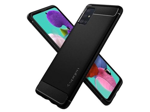 Etui Spigen Rugged Armor do Samsung Galaxy A51 Matte Black na Arena.pl