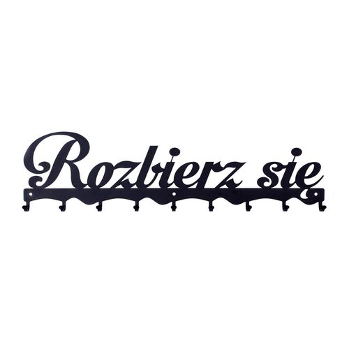 Wieszak Ścienny Rozbierz Się Czarny na Arena.pl