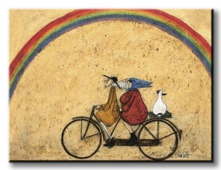 Sam Toft Somewhere Under a Rainbow - Obraz na płótnie 80x60 cm na Arena.pl