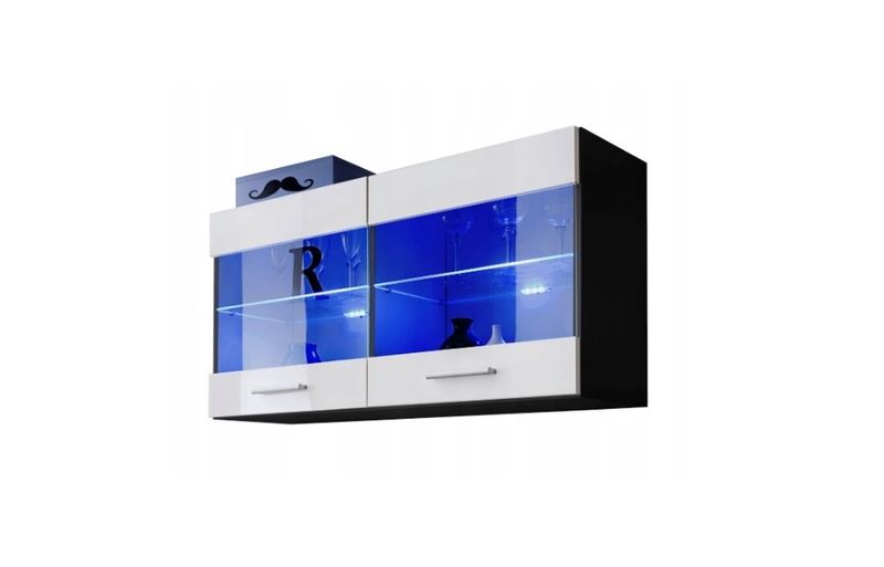 Witryna Wisząca Półka Szafka Led zdjęcie 1