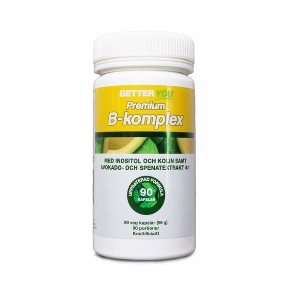 Witamina B-Complex Premium wegańska BETTER YOU 90 kaps. zdjęcie 1