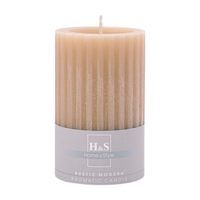 Świeca zapachowa ryflowana RAK (09280) Perfum męski 80/120 ~62h