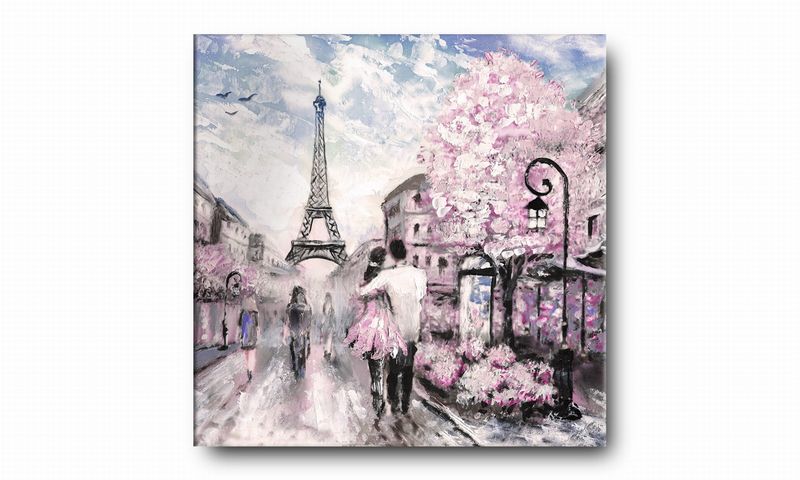 OBRAZ NA PŁÓTNIE 080 Paryż 30x30cm zdjęcie 2