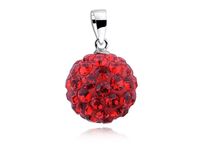 WISIOREK CZERWONA KULKA KULECZKA SWAROVSKI 12MM