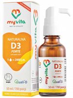 MYVITA NATURALNA WITAMINA D3 FORTE 2000 j.m. 50ml