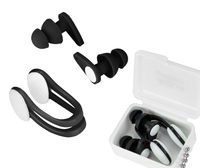 Zestaw klips na nos zatyczki do uszu do pływania Aqua-Sport AquaCalm