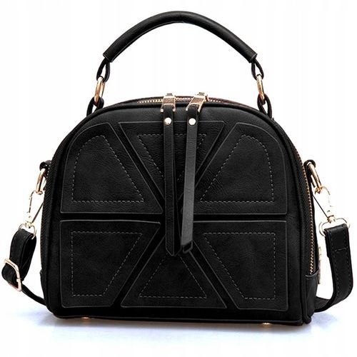 TOREBKA DAMSKA CZARNA Na Ramię do Ręki Klasyczna KUFEREK PREZENT DLA KOBIET na Arena.pl