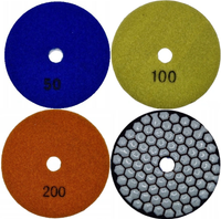 ZESTAW TARCZ TARCZA DIAMENTOWA POLERSKA DO SZLIFOWANIA SUCHO G50 G100 G200