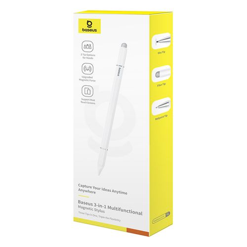 3w1 Rysik pasywny stylus Smooth Writing III - wersja magnetyczna - biały na Arena.pl