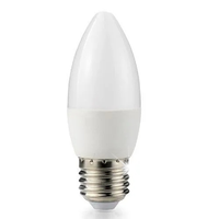 Żarówka LED E27 C37 10W 880lm Świeczka ZIMNA 6000K