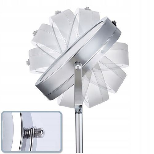 LUSTERKO KOSMETYCZNE DWUSTRONNE 13 cm PODŚWIETLANE LED LUSTRO STOJĄCE na Arena.pl