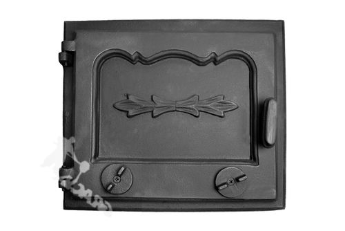 DRZWI D2 LEWE - 33X38 CM żeliwne do pieca piecowe kaflowe na Arena.pl