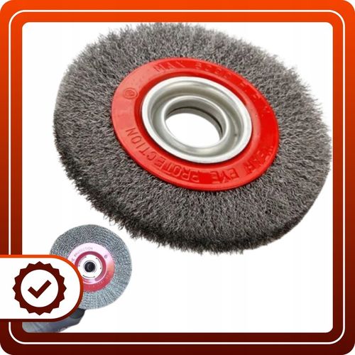 SZCZOTKA DRUCIANA tarczowa do szlifierki stołowej 200 mm Z REDUKCJAMI na Arena.pl