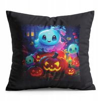 PODUSZKA CZARNA PREZENT - HALLOWEEN