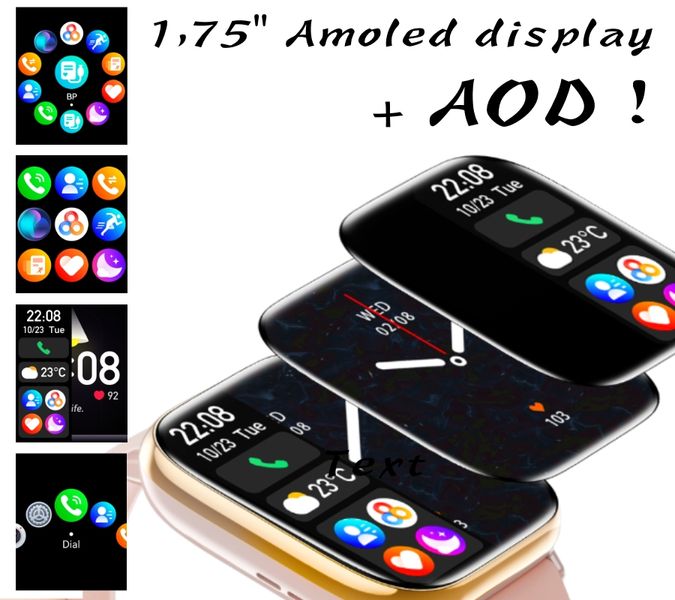 smartwatch damski rubicon rncf31 black zdjęcie 5