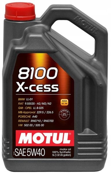 OLEJ MOTUL 5W/40 8100 X-CESS 4L zdjęcie 1