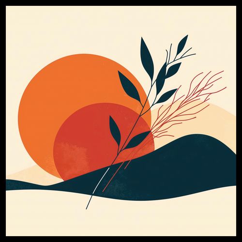 Plakat 60x60cm Zmierzch w Ciszy na Arena.pl