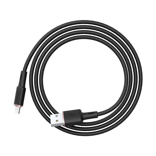 kabel przewód do iphone mfi usb - lightning 2.4a 1.2m czarny na Arena.pl