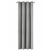 Zasłona gotowa na przelotkach PARISA 140x250 Design91 szara