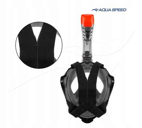 Maska pełnotwarzowa do nurkowania snorkelingu AQUA SPEED Drift L/XL na Arena.pl