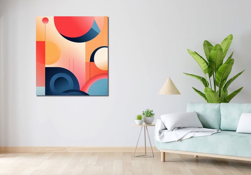 Obraz 90x100cm Geometryczne Marzenia zdjęcie 2