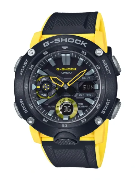 Zegarek Casio G-SHOCK Carbon Core Guard Casio-GA-2000-1A9ER zdjęcie 7