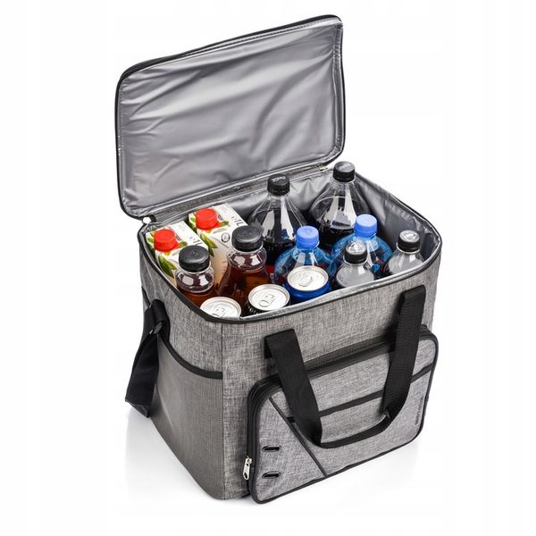 Torba termiczna termoizolacyjna plażowa piknik przenośna Meteor Frosty 30 l zdjęcie 5