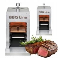 Grill gazowy do steków Beef King grill ogrodowy półki tacka Stal nierdzewna