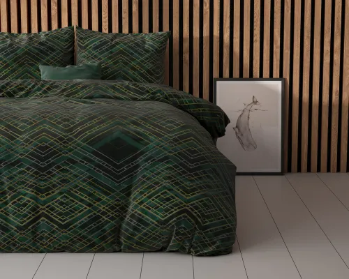 200x220 AUTHENTIC TRIANGLE zielony  kpl pościeli mix na Arena.pl